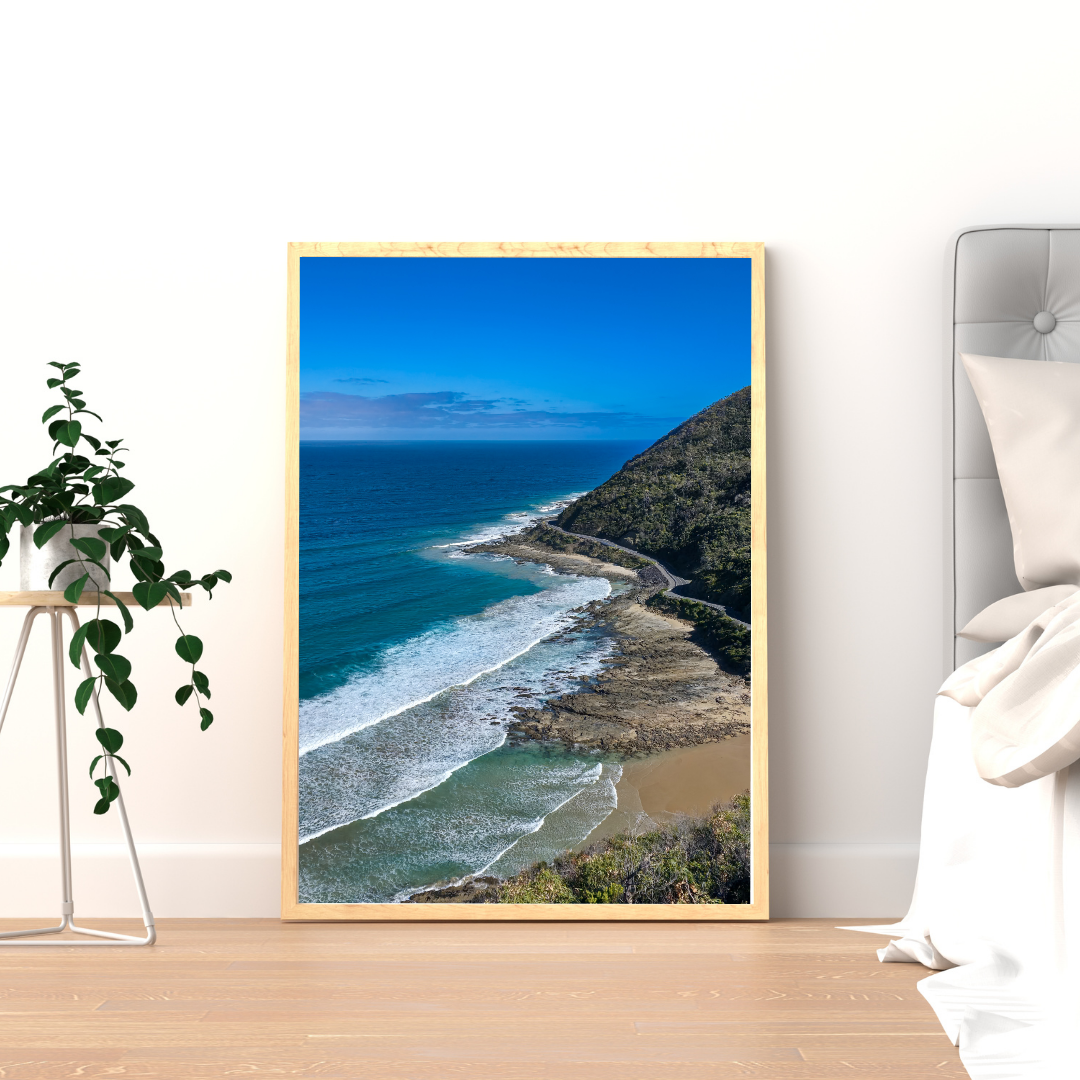 Teddy’s Lookout Australia Wall Art – Great Ocean Road Coastal View | Travel Print | Digital Download
