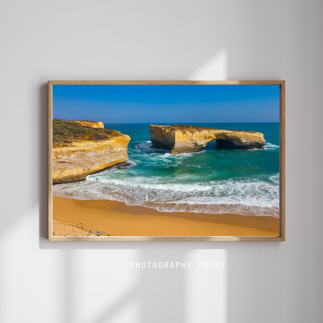 London Bridge Australia Panoramic Wall Art – Great Ocean Road Coastal Print | Digital Download
