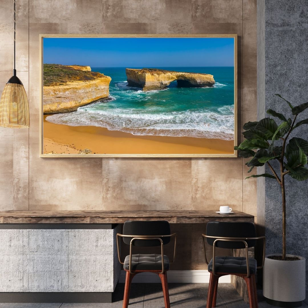 London Bridge Australia Panoramic Wall Art – Great Ocean Road Coastal Print | Digital Download