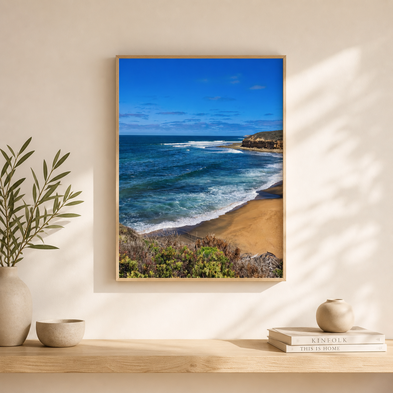 Bells Beach Australia Wall Art – Great Ocean Road Landscape | Coastal Travel Print | Digital Download