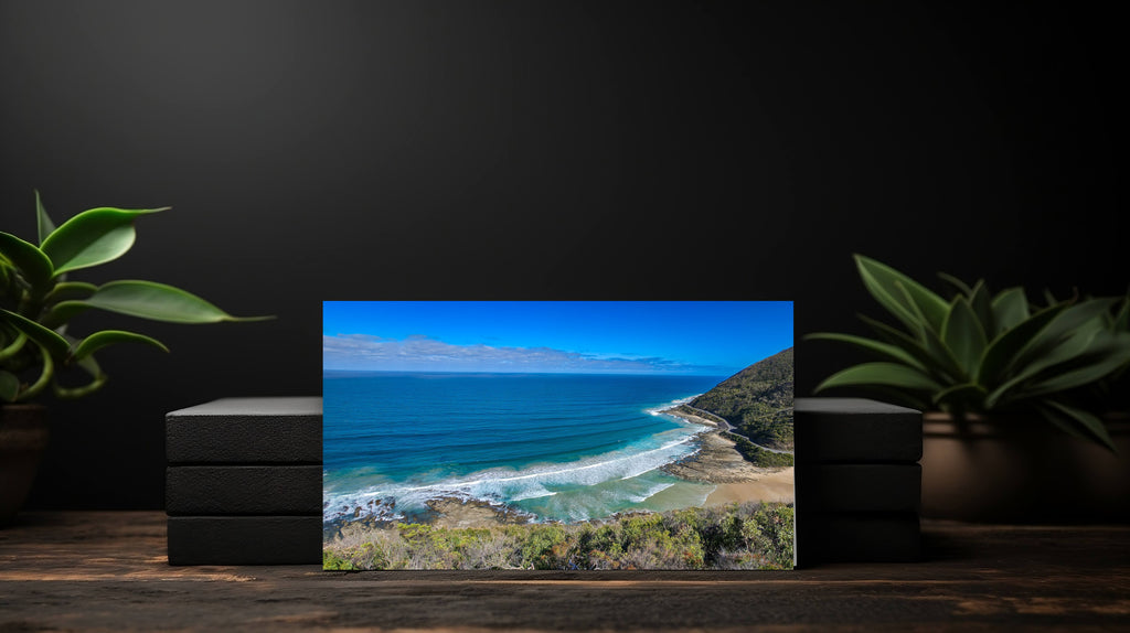 Teddy’s Lookout Australia Panoramic Wall Art – Great Ocean Road Coastal View | Digital Download
