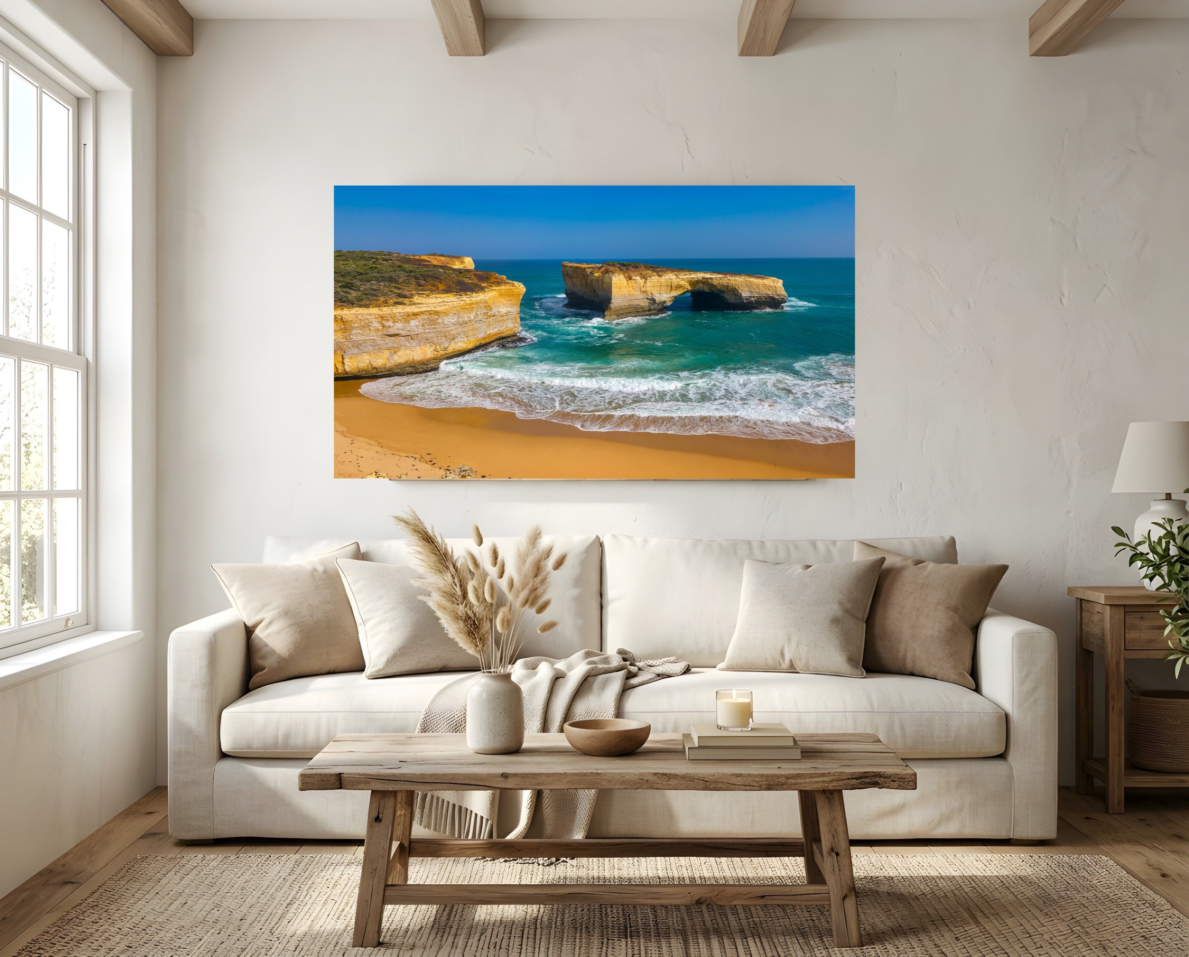 London Bridge Australia Panoramic Wall Art – Great Ocean Road Coastal Print | Digital Download